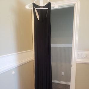 Black maxi dress